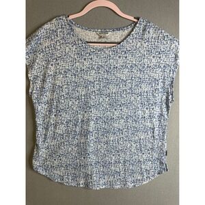 ORVIS Classic Collection Women's Size Large Abstract Knit Top Linen Blend